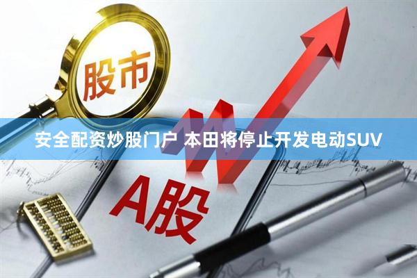 安全配资炒股门户 本田将停止开发电动SUV